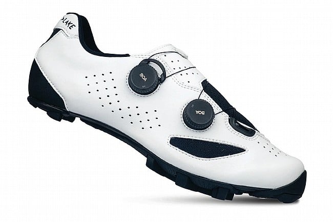 Lake MX239-X Wide Gravel Shoe   White/Black