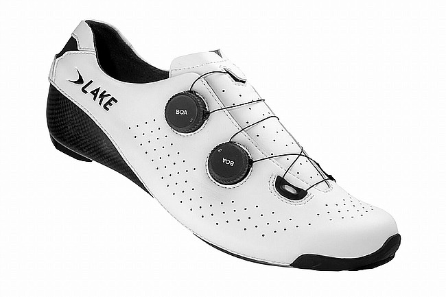 Lake Mens CX400 Road Cycling Shoe  White/Black