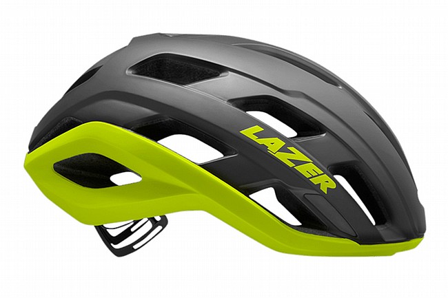 Lazer Strada Kineticore Road Helmet Matte Grey Flash Yellow