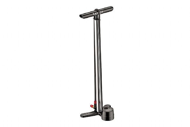 Lezyne CNC Digital Drive Floor Pump With ABS1 Pro Silver/Hi Gloss