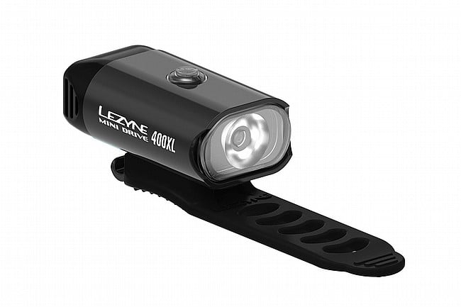 Lezyne Mini Drive 400 XL Front Light Black / Hi Gloss