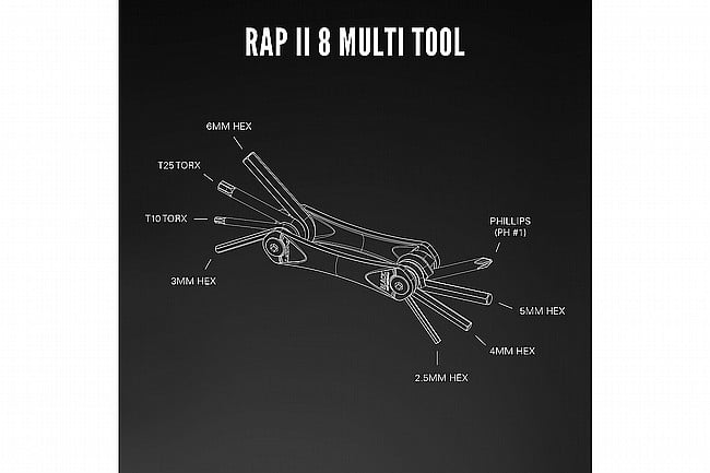 Lezyne Rap II Multi-Tool  12