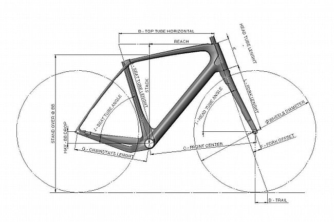 Look 765 Gravel RS Frameset sizing guide on bike