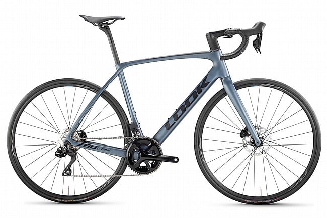 Look 2025 765 Optimum 105 Di2 Bike Grey Blue Satin