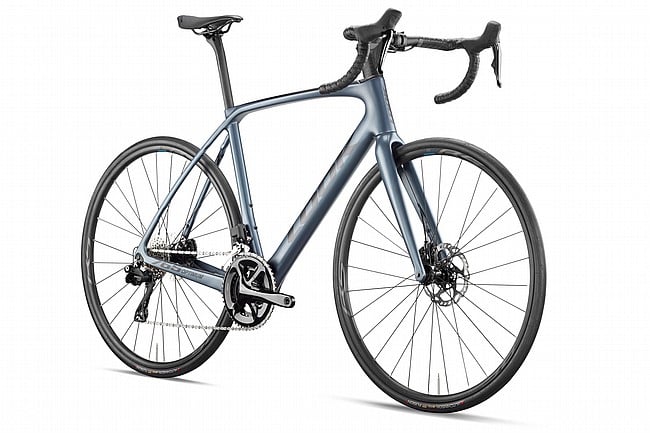 Look 2025 765 Optimum 105 Di2 Bike Grey Blue Satin