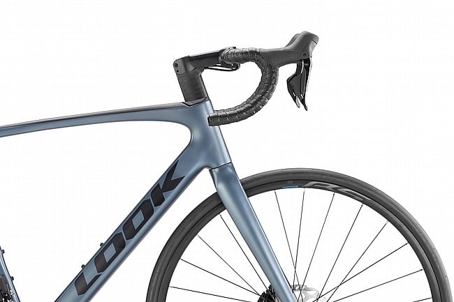 Look 2025 765 Optimum 105 Di2 Bike Grey Blue Satin
