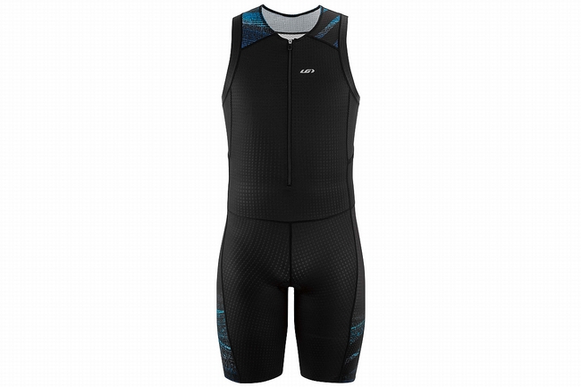 Louis Garneau Mens Vent Tri Suit (2020) Black and Blue