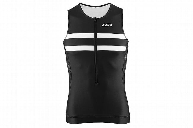 Louis Garneau Mens Sprint PRT Tri Sleeveless Jersey Black