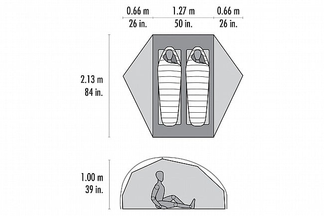 MSR FreeLite 2 Ultralight Backpacking Tent 