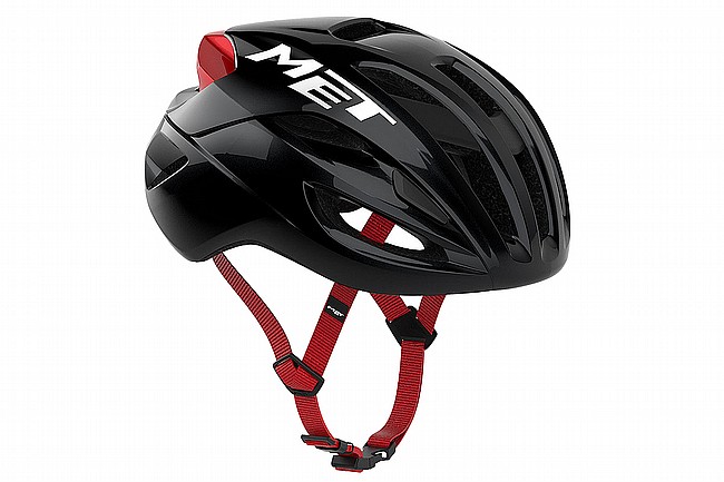 MET Rivale Mips Helmet Black / Red Glossy