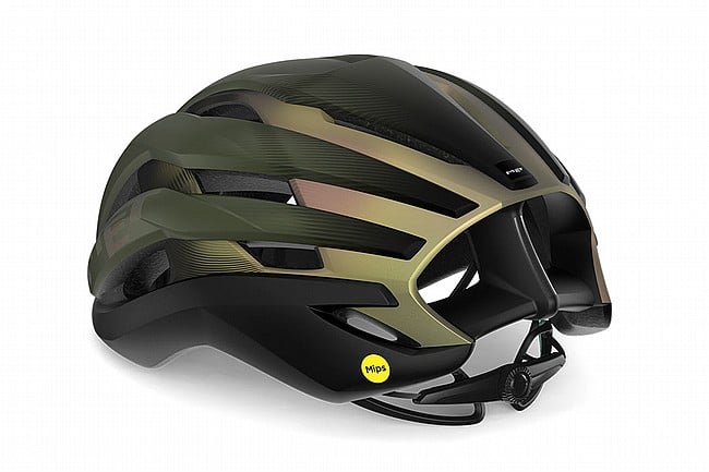 MET Trenta Mips Helmet Olive Iridescent