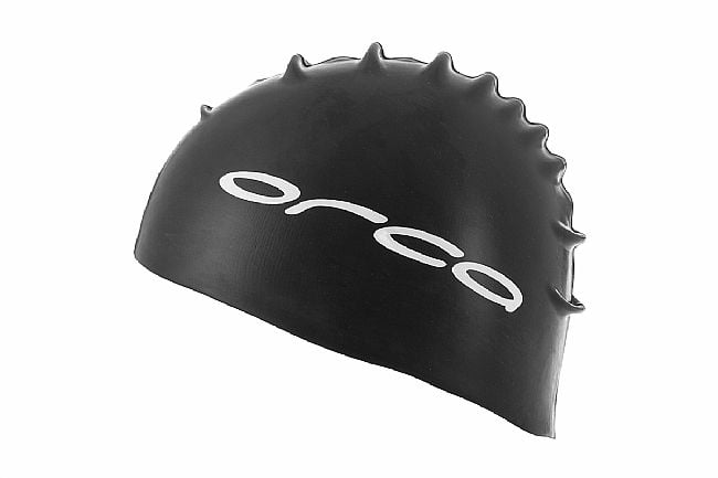 Orca Silicone Swimcap Black - One Size