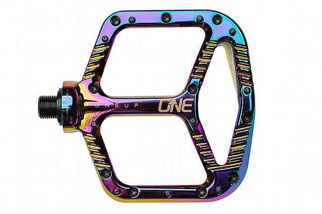 OneUp Components Aluminum Platform Pedals Oil Slick