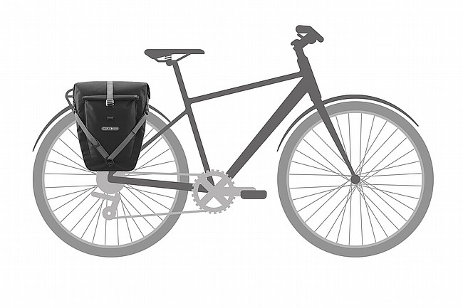 Ortlieb Back-Roller Plus Pannier QL2.2 Single  23L, Black 