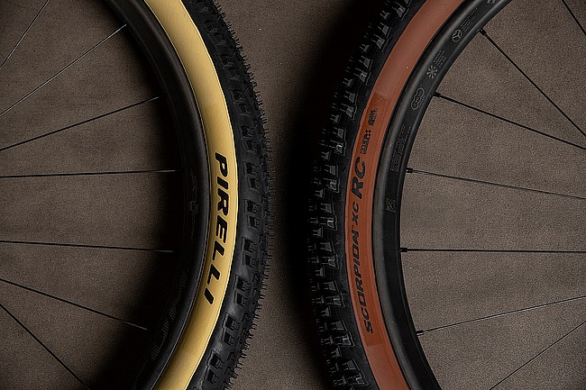 Pirelli Scorpion Race XC RC 29 Inch MTB Tire Retro (L) & Classic (R)