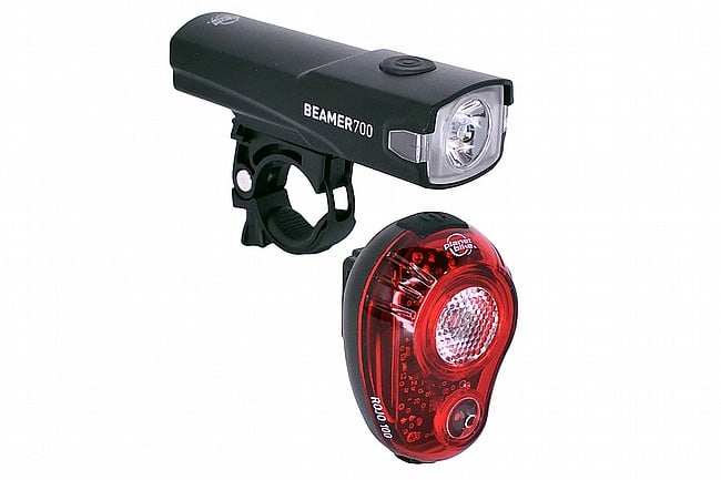 Planet Bike Beamer 700 + Rojo 100 Light Set 