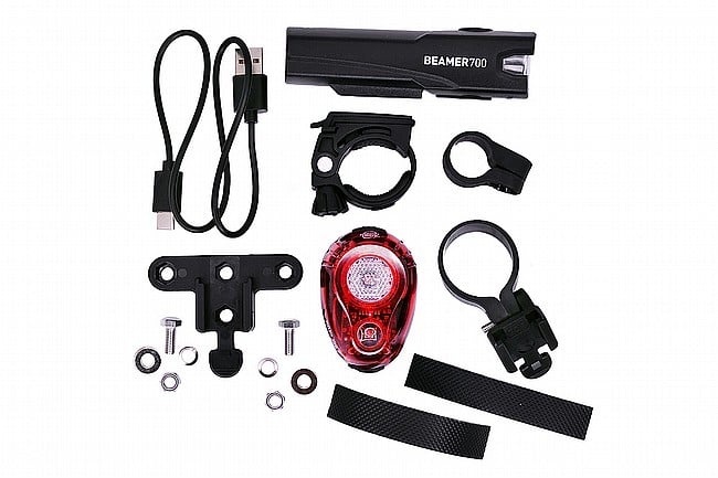 Planet Bike Beamer 700 + Rojo 100 Light Set 