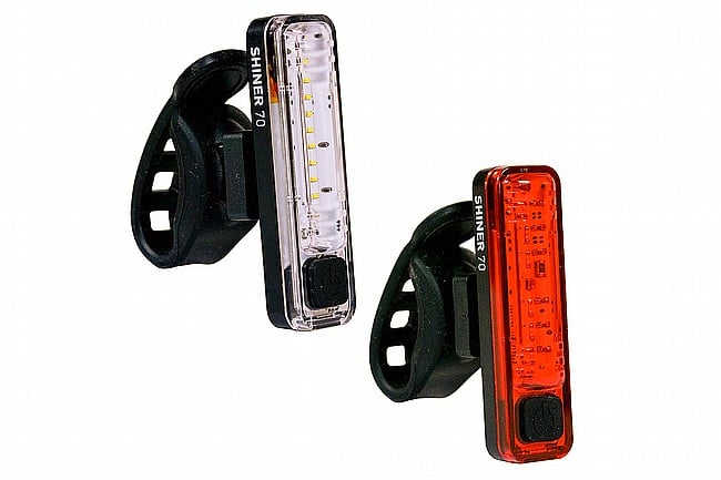 Planet Bike Shiner 70 USB Front/Rear Light Set 