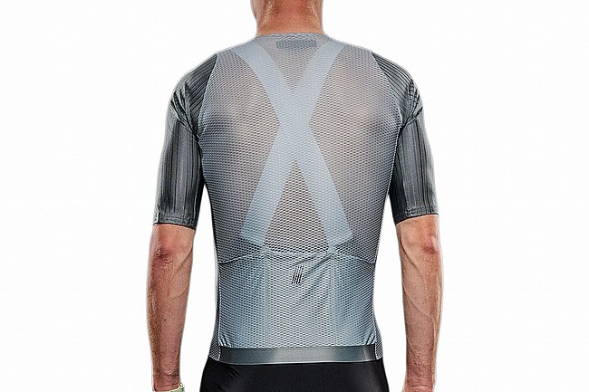 Pearl Izumi Mens PI/Black Mesh SS Jersey Silver Blue/Balsam Green