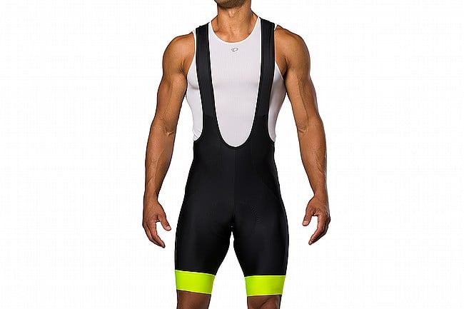 Pearl Izumi Mens Attack Bib Short  Black/Screaming Yellow