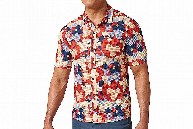 Pearl Izumi Mens Canyon Tech Snap Chili Fleurish
