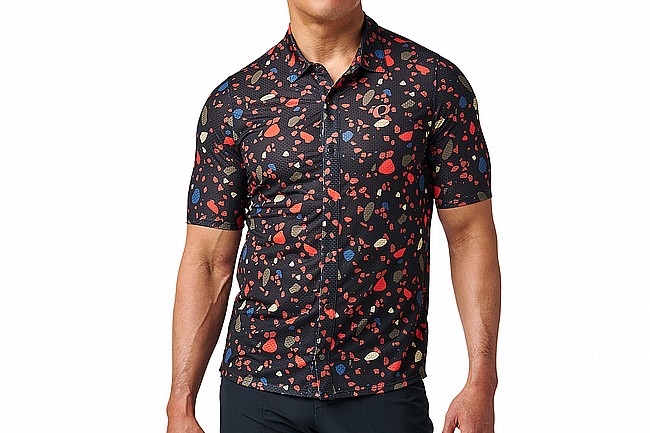 Pearl Izumi Mens Canyon Tech Snap Black Multi Terrazzo