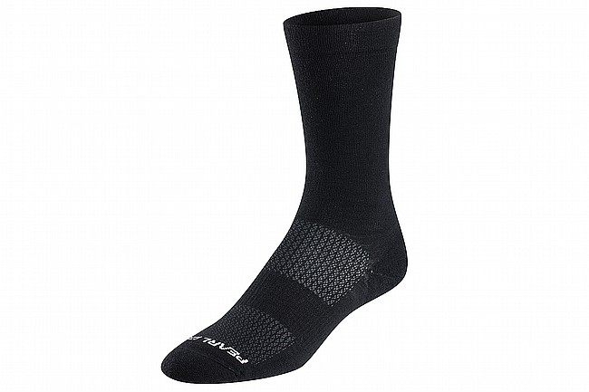 Pearl Izumi Mens Merino Trail 7Inch Cycling Sock Black