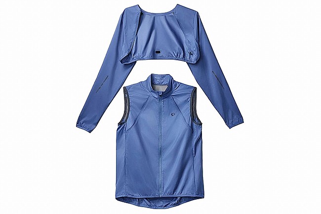Pearl Izumi Womens Quest Convertable Wind Jacket Vintage Indigo