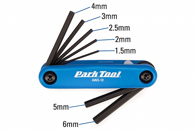 Park Tool FWS-2 Folding Hex and Torx Combo Set 