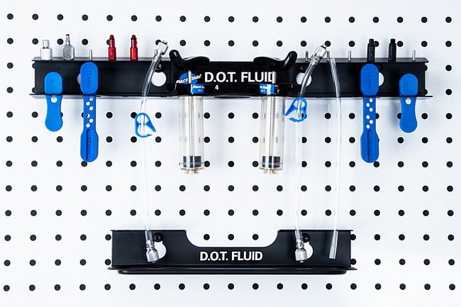 Park Tool JH-4 Wall-Mounted Bleed Kit Organizer 