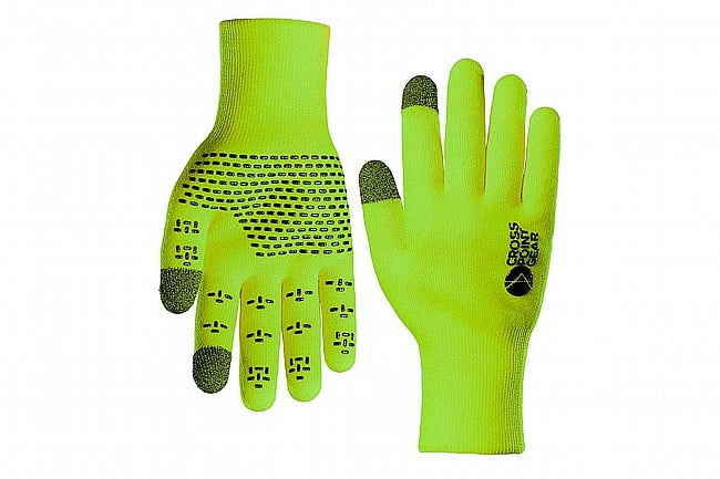 Showers Pass Crosspoint Knit Waterproof Sport Glove Neon Green