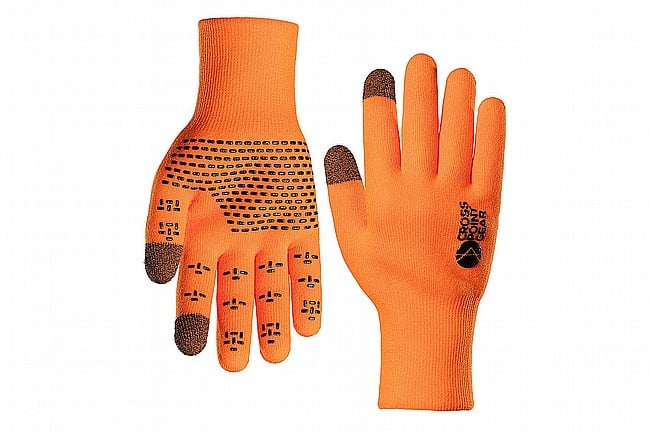 Showers Pass Crosspoint Knit Waterproof Sport Glove Safety Orange