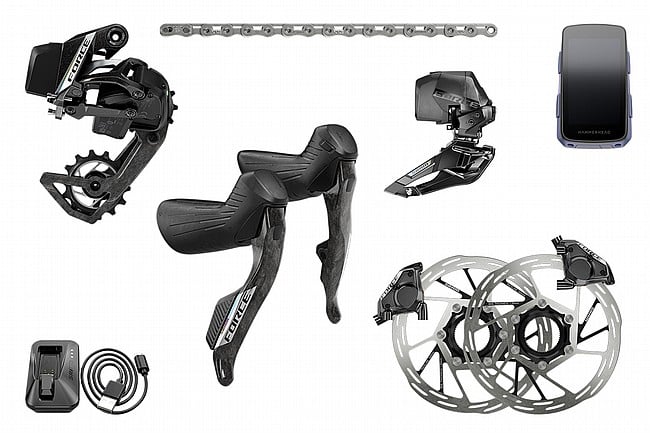 SRAM Force AXS E1 Electronic HRD 12-Speed Groupset w/ Hammerhead Karoo