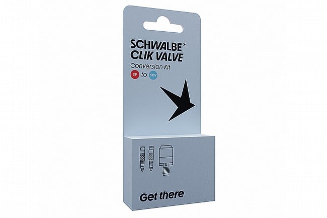 Schwalbe Clik Presta Conversion Kit (Cores w/ Adapter) 