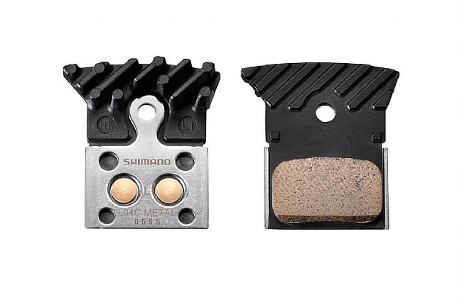 Shimano L04C-MF Metal Disc pads w/Cooling Fins 