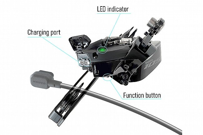 Shimano 105 RD-R7150 Di2 12-Speed Rear Derailleur 