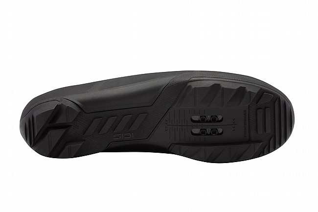 Sidi Mens Asper Laces Gravel Shoe Black Olive Green