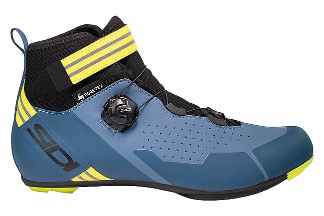 Sidi Nix Winter Road Cycling Boot Navy/Yello Fluo