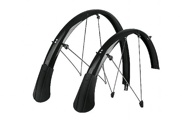 SKS Chromoplastic Longboard 26" Fenders Black