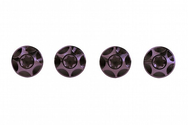 Silca Titanium Cage Bolts (4 Pack) Royal Purple Anodized