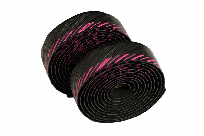 Silca Nastro Cuscino Handlebar Tape 3.75mm Black with Hot Pink