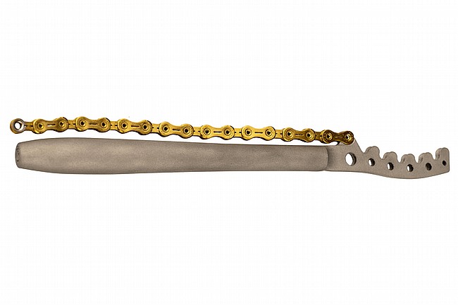 Silca Ti Chain Whip Raw Silver