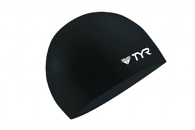 TYR Sport Silicone Swim Cap Black