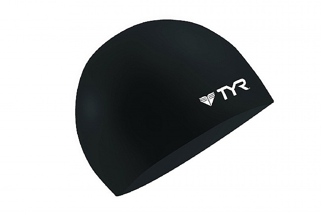 TYR Sport Silicone Swim Cap Black