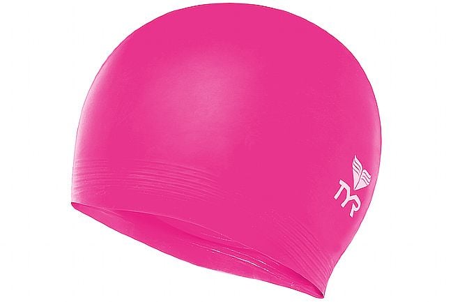 TYR Sport Latex Swim Cap Pink