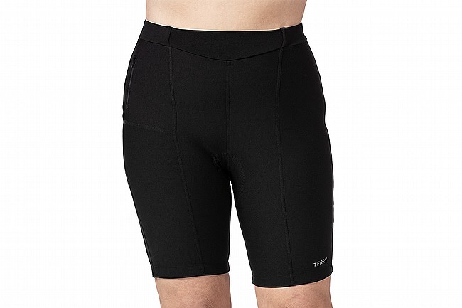 Terry Womens Tour Short - Plus Size Black