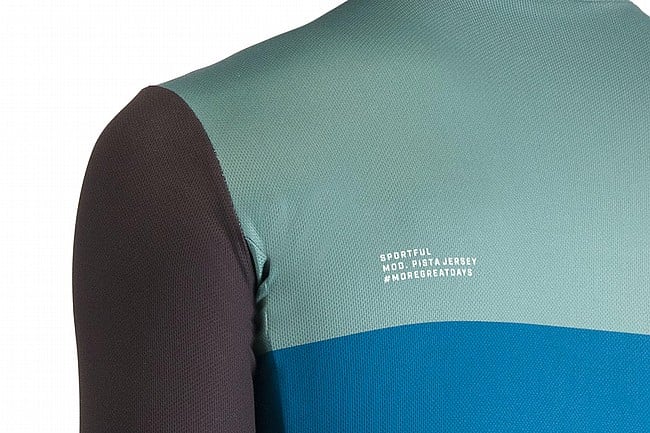 Sportful Mens Pista Thermal Jersey Blue Green Black Orange