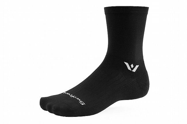 Swiftwick Aspire Mid Crew Sock Black