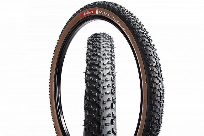 Vittoria Mezcal XC Race G2.0 29 Inch MTB Tire 29 x 2.4 - Black/Brown