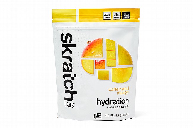 Skratch Labs Hydration Sport Drink Mix (20 Servings) Caffeinated Mango